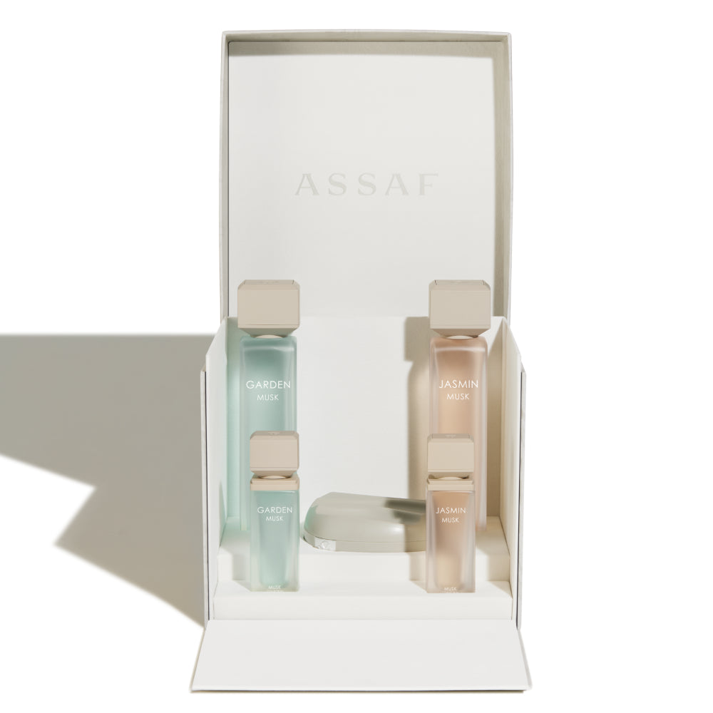 ASSAF GARDEN MUSK & JASMINE MUSK BUNDLE + POWDER