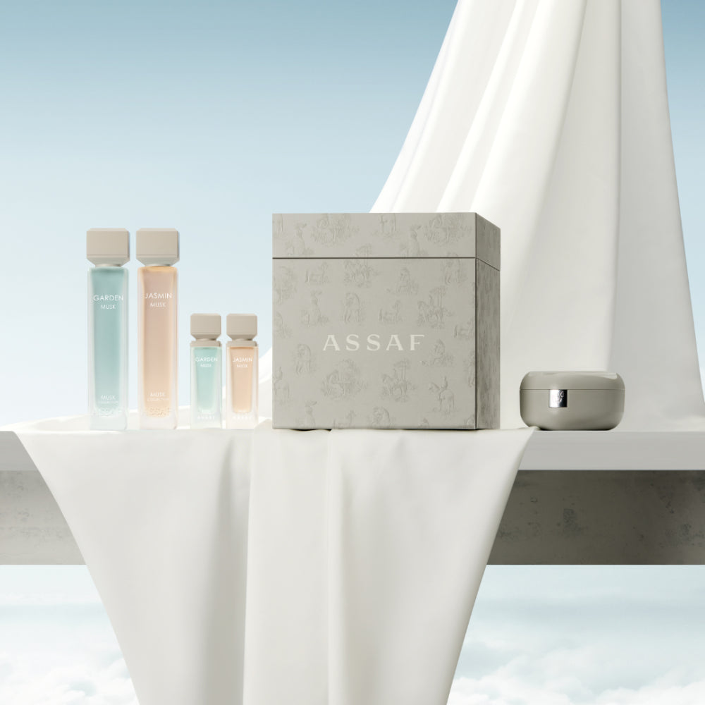 ASSAF GARDEN MUSK & JASMINE MUSK BUNDLE + POWDER