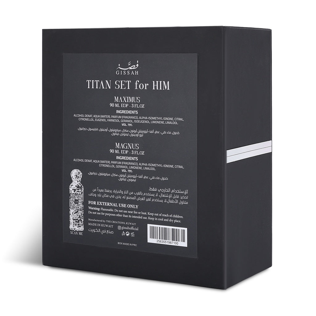 Titan Him Set 2x90ml