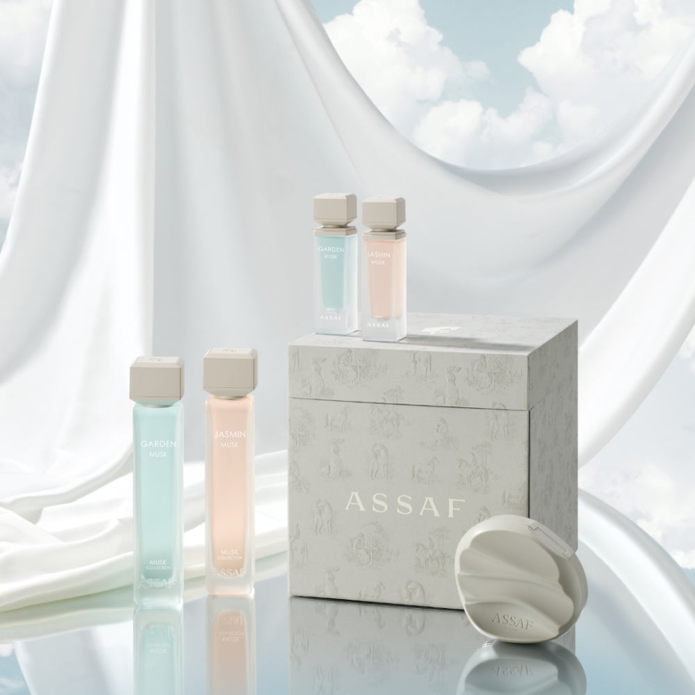 ASSAF GARDEN MUSK & JASMINE MUSK BUNDLE + POWDER