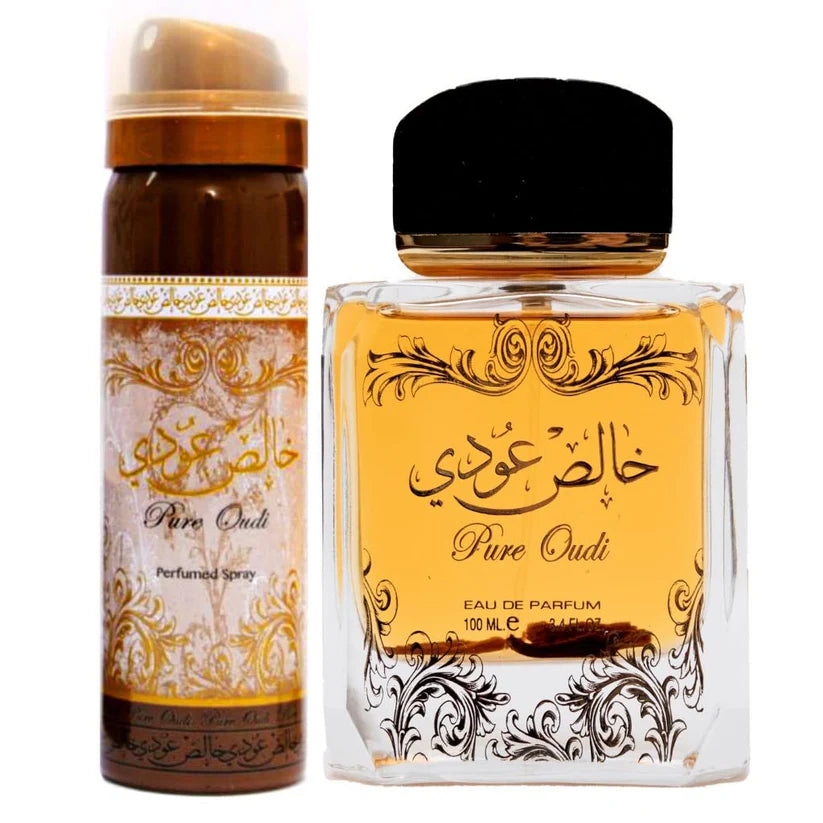 PURE OUDI(KHALIS OUDI) + DEODRANT by LATTAFA